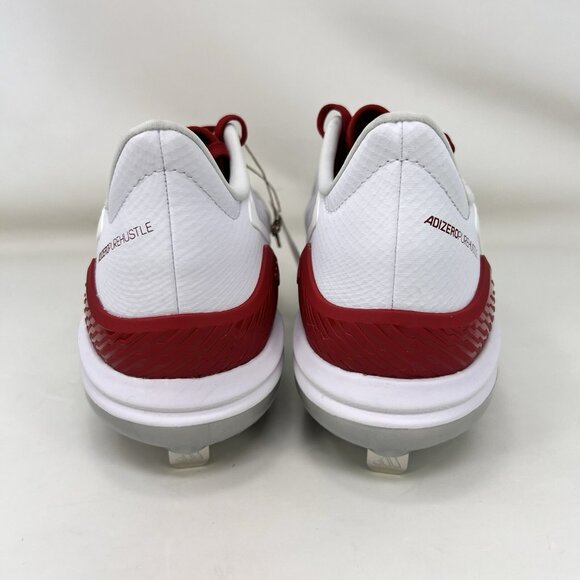 Adidas Adizero Purehustle 3 Elite Softball Cleats White Red Women’s Size 7.5 - Picture 4 of 9